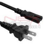 2-Pin Figure 8 Power Cord Laptop Audio - 6 ft.