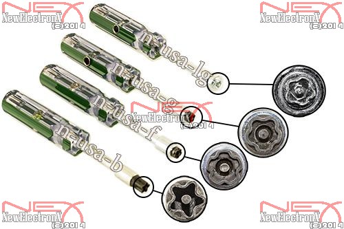 Pedestal Enclosure Star Lock Key Set Subsurface Utility Engineering MTU